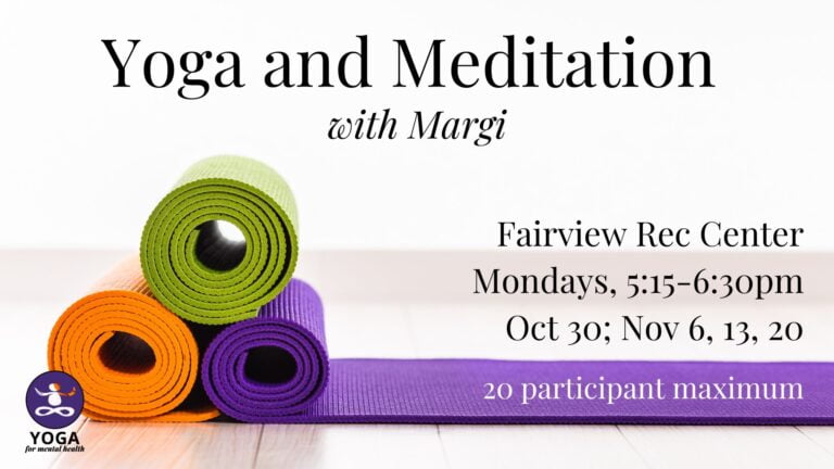 Yoga & Meditation at the Fairview Rec. Center