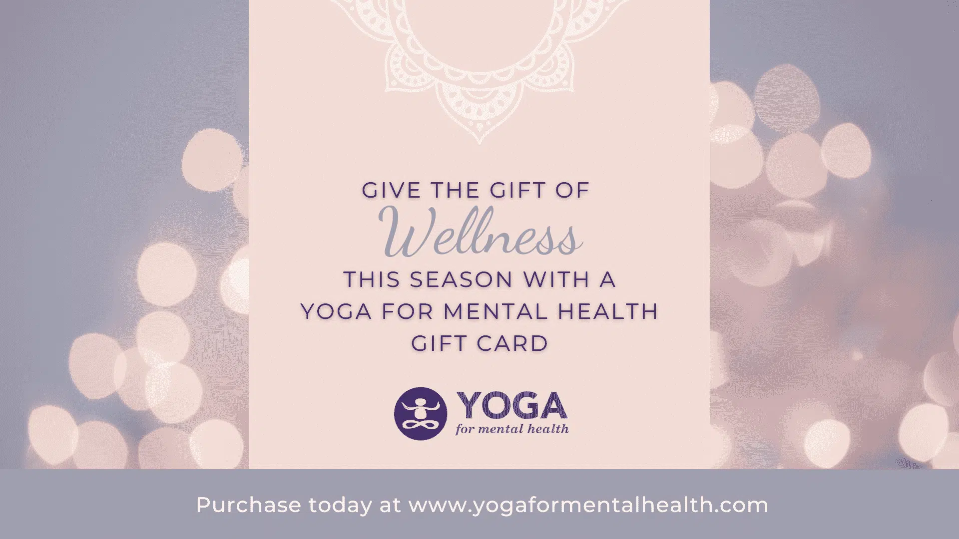 Yoga for Mental Health Gift Cards Now Available! - Yoga for Mental